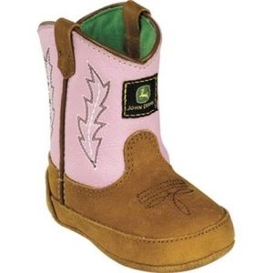 John Deere baby pull on boots